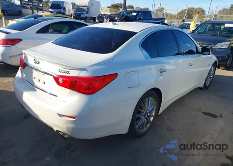 2017 Infiniti Q50 Red Sport 400 from USA, damaged, VIN JN1FV7AP0HM850895